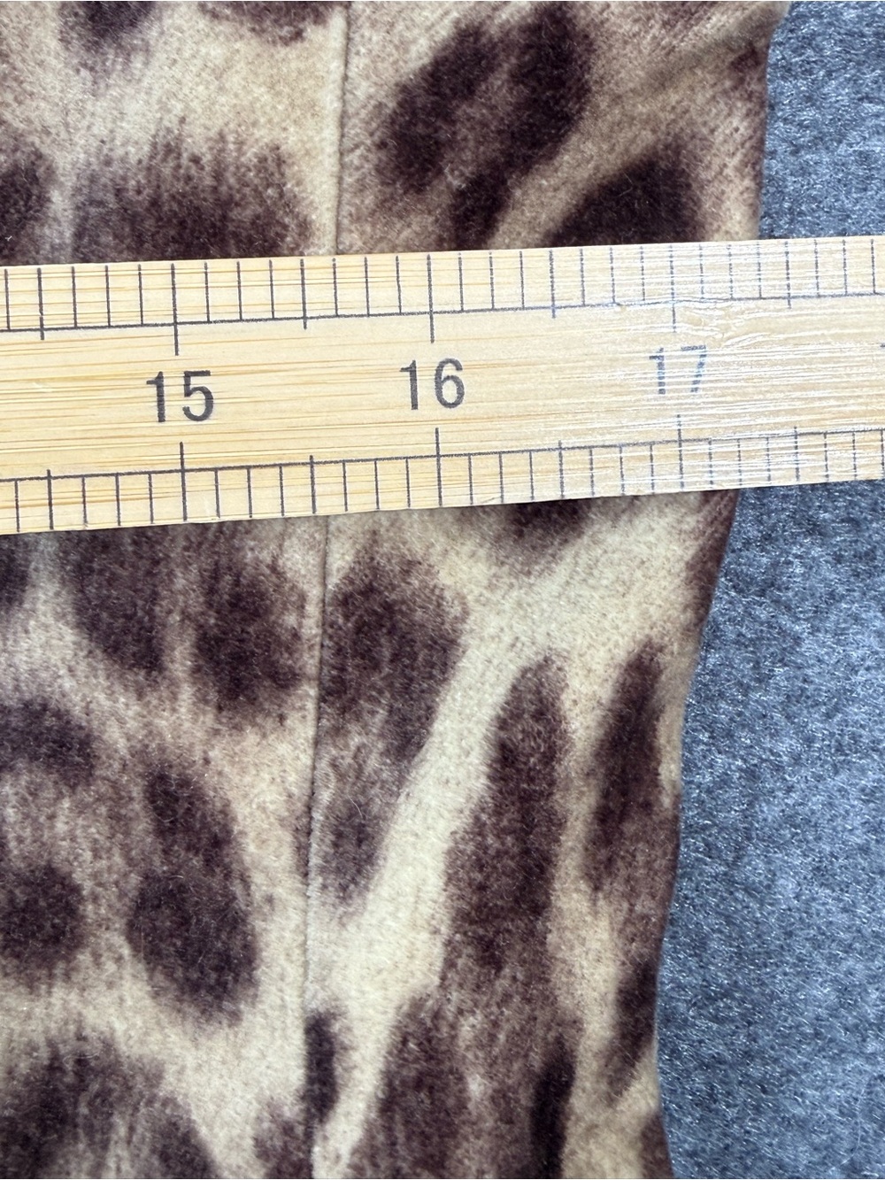 Talbots Petites 6P Leopard Print Blazer Cotton Brown Animal Print Jacket Career - Picture 8 of 11